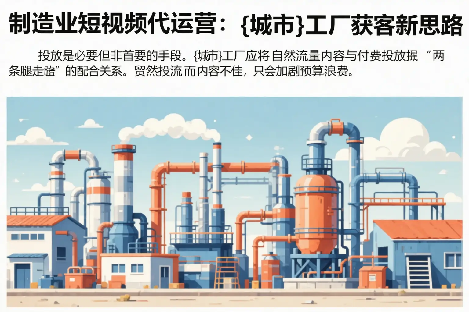 制造业短视频代运营:巴彦淖尔工厂获客新思路
