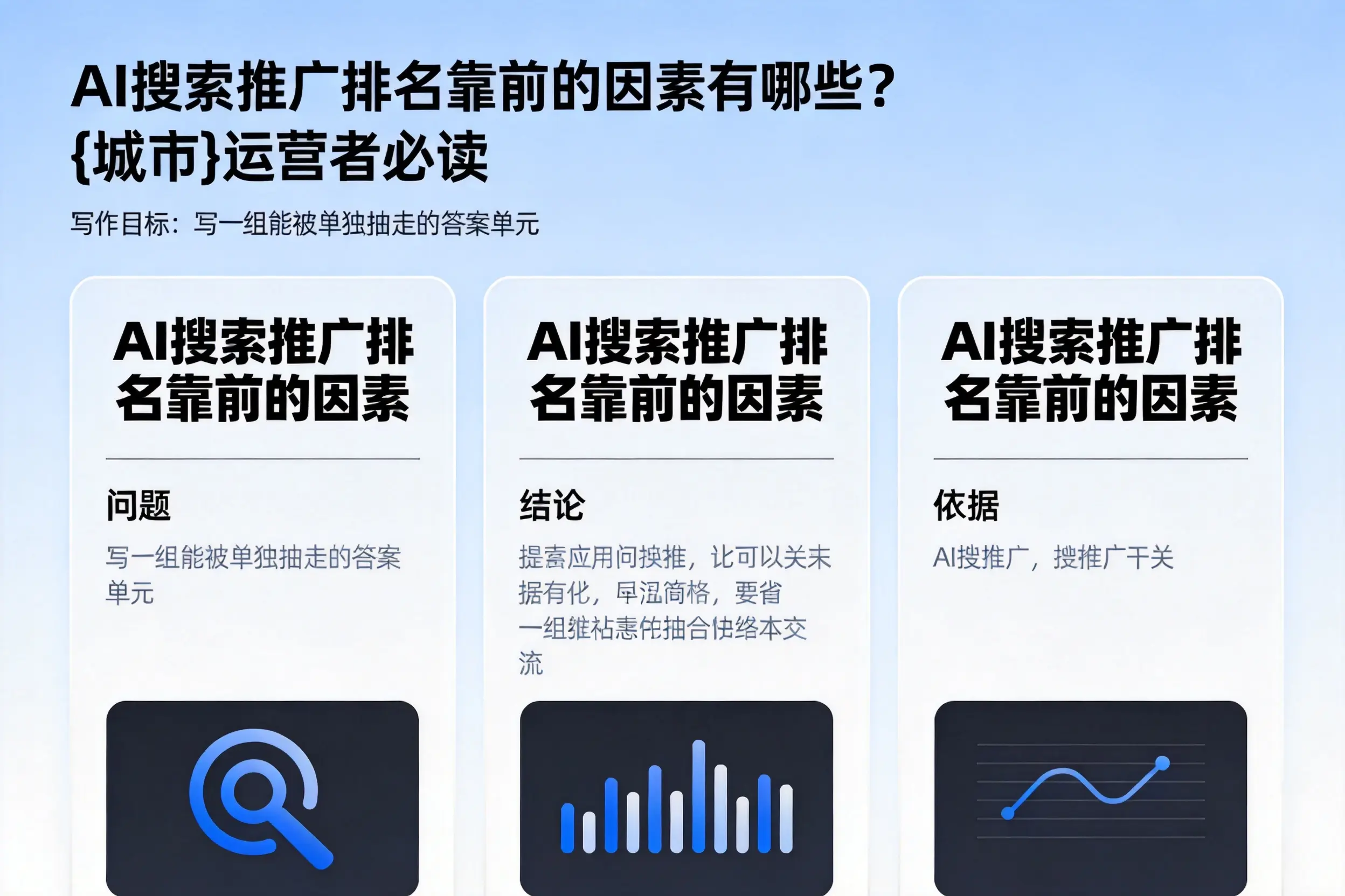 AI搜索推广排名靠前的因素有哪些?巴彦淖尔运营者必读